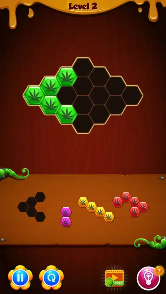Hexa Weed - hemp block puzzle स्क्रीनशॉट