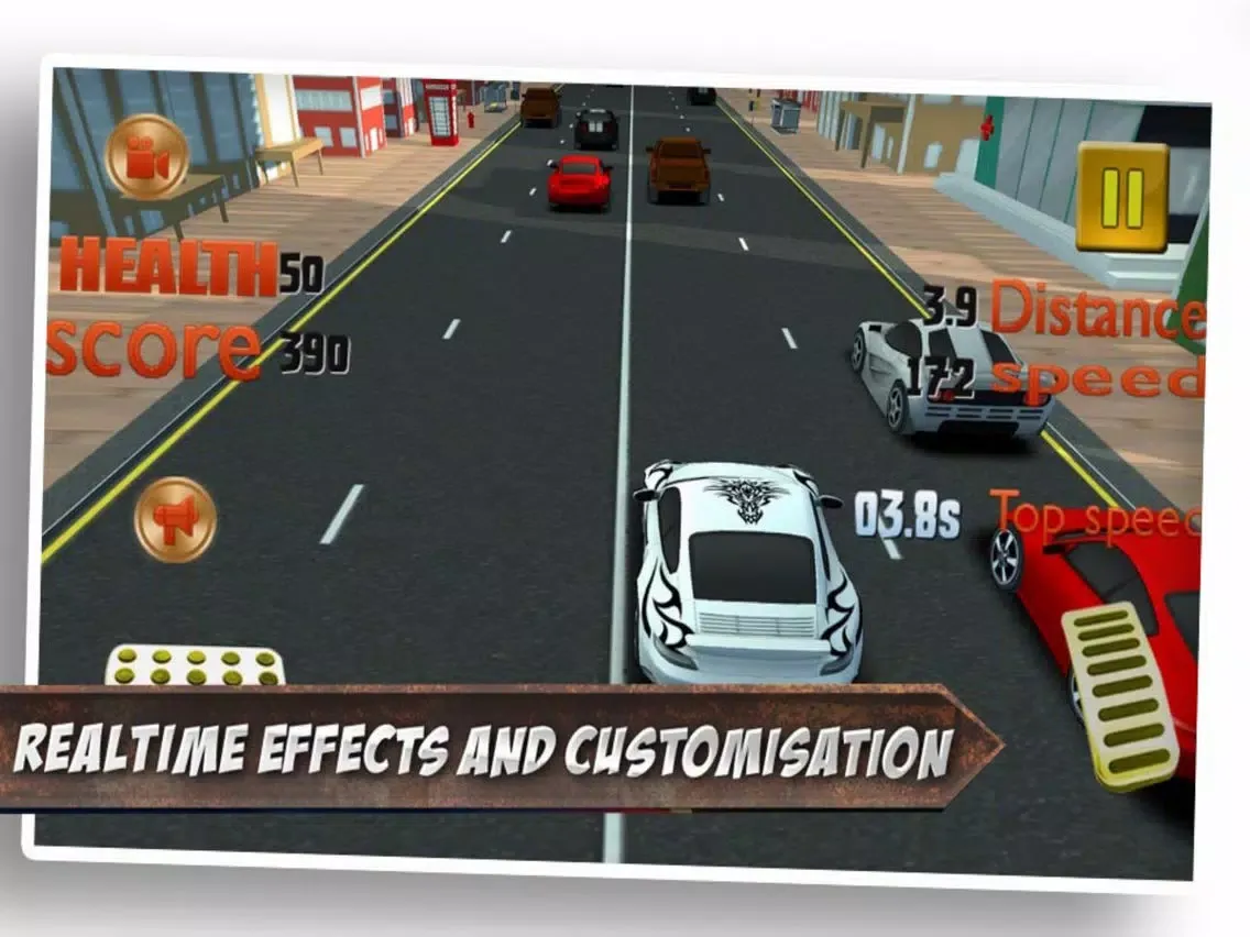 Crazy Racing City - Car Speed iPad  स्क्रीनशॉट