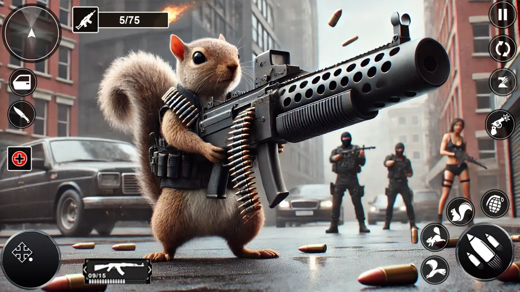 Ảnh chụp màn hình của The Squirrel Hero Mafia City