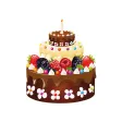 Cake Party Stickers