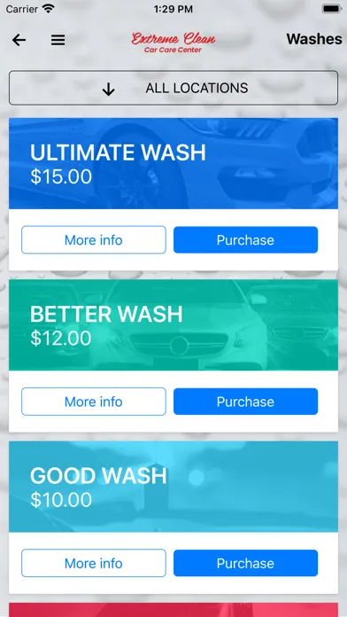 Capturas de pantalla de Extreme Clean Car Care Center