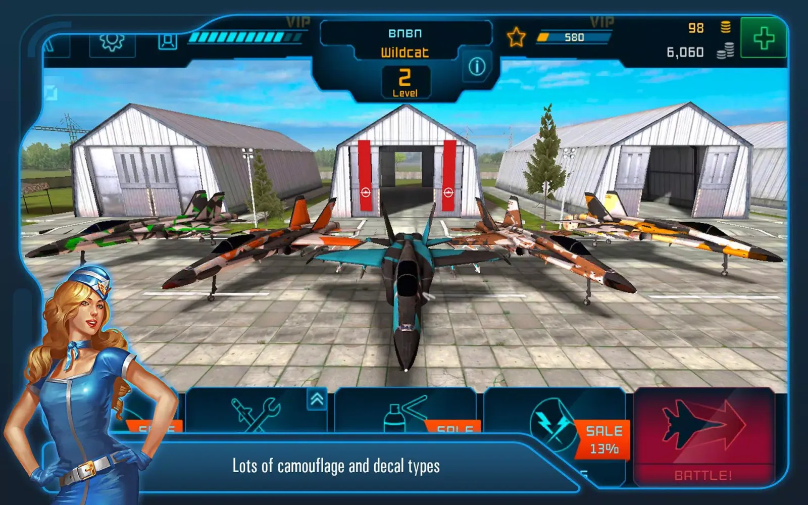 Battle Warplanes: War-Games Screenshots