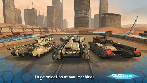 ภาพหน้าจอของ Future Tanks: War Tank Game
