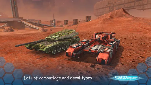 ภาพหน้าจอของ Future Tanks: War Tank Game