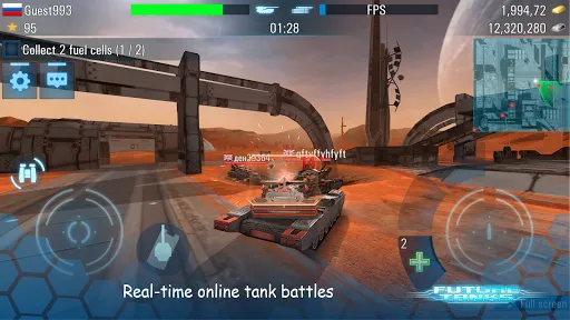ภาพหน้าจอของ Future Tanks: War Tank Game