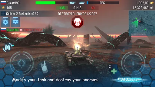 ภาพหน้าจอของ Future Tanks: War Tank Game