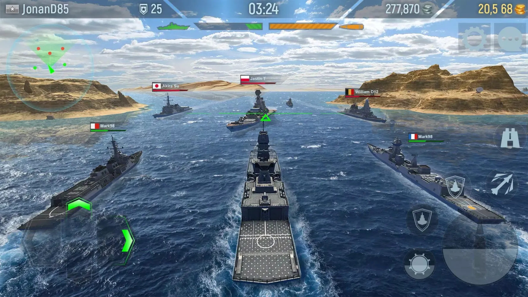 Screenshot di Naval Armada