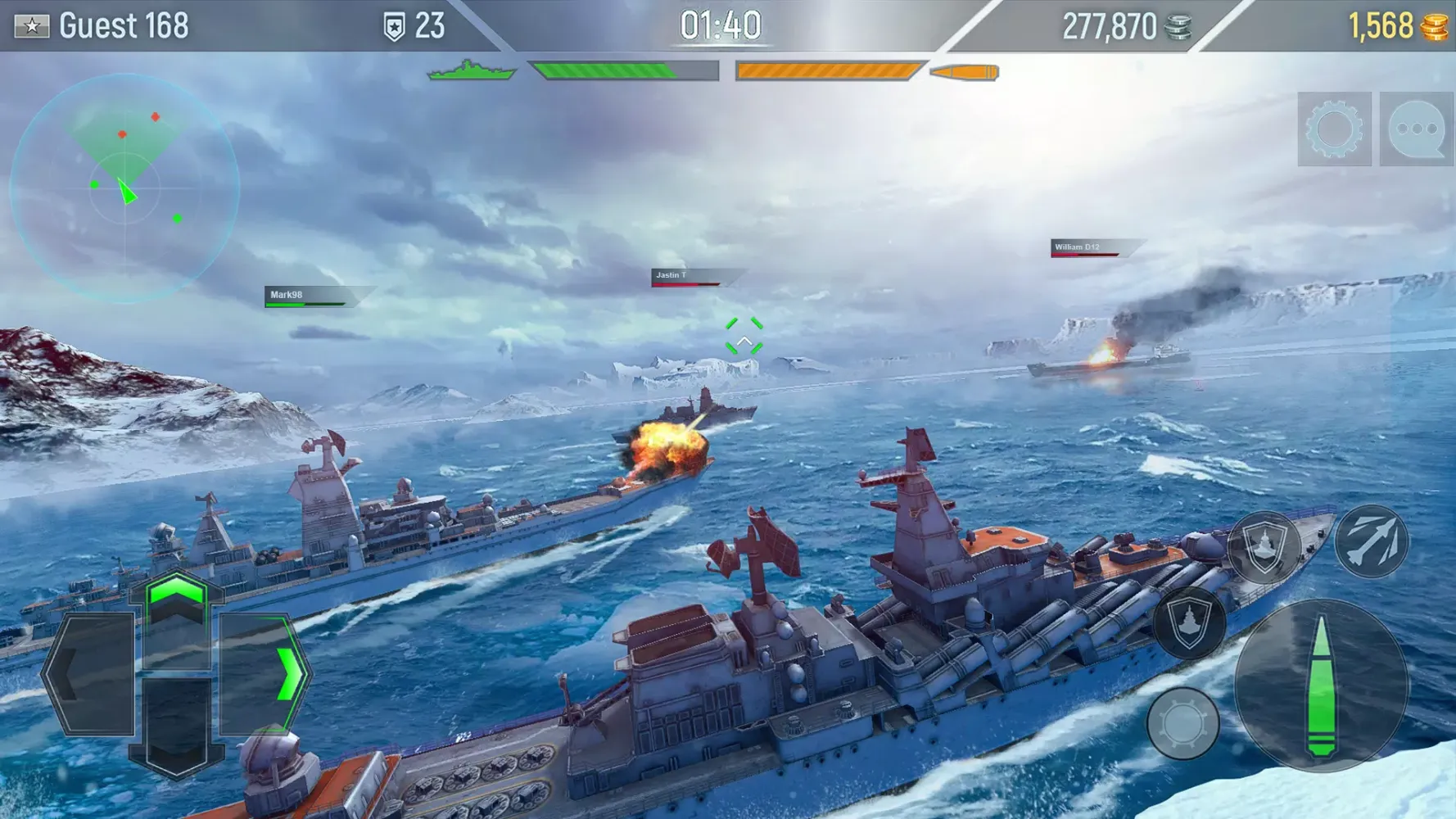 Screenshot di Naval Armada