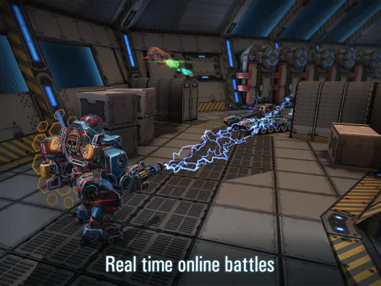 Tanks vs Robots: Mech Games iPad स्क्रीनशॉट