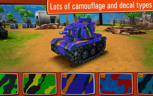 Toon Wars: Awesome Tank Game Ekran Görüntüleri