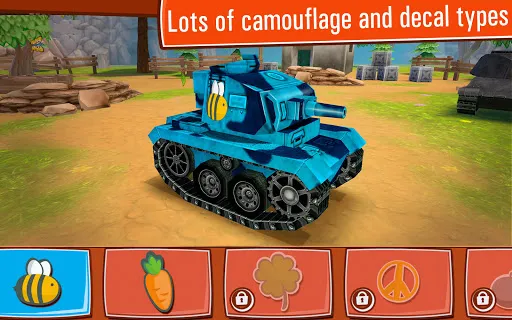 Toon Wars: Awesome Tank Game Ekran Görüntüleri