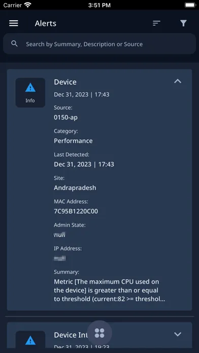ExtremeCloud IQ Companion স্ক্রিনশট