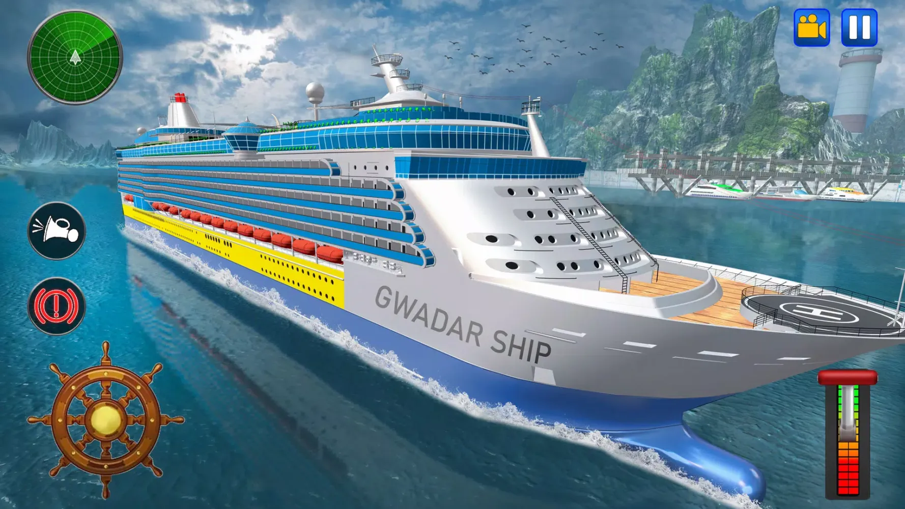 Real Cruise Ship Driving Simul स्क्रीनशॉट