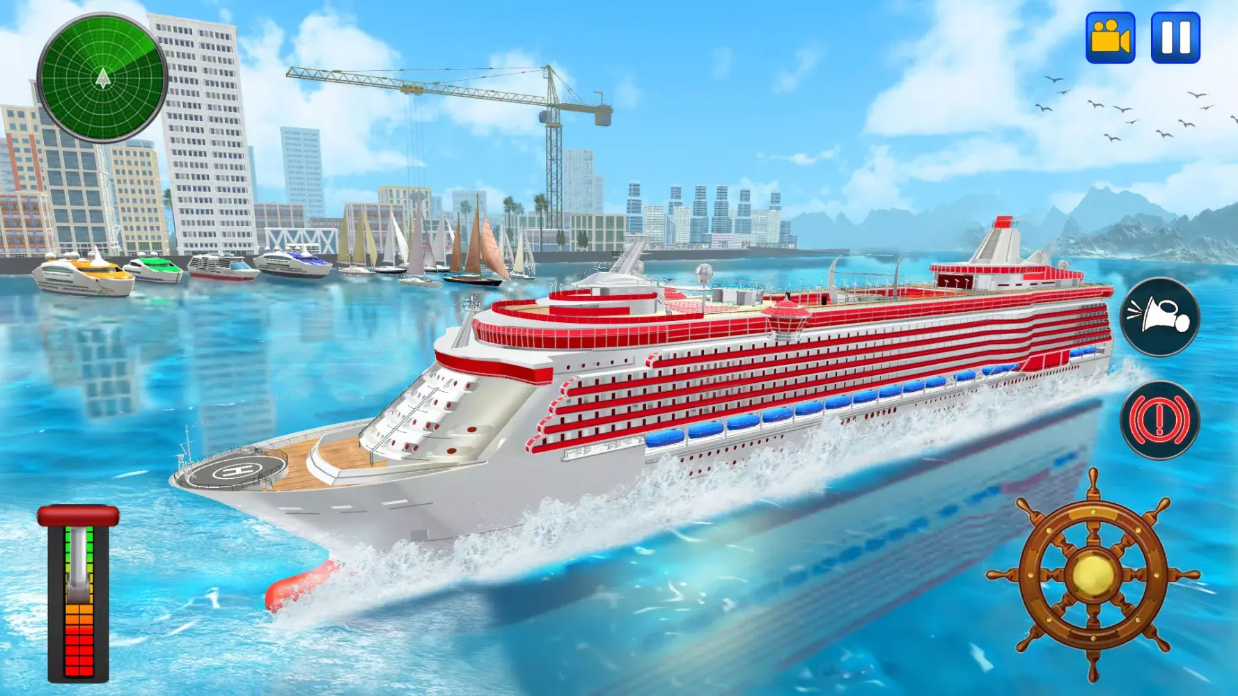 Real Cruise Ship Driving Simul स्क्रीनशॉट