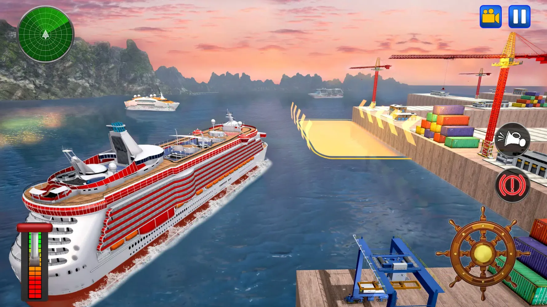 Real Cruise Ship Driving Simul स्क्रीनशॉट
