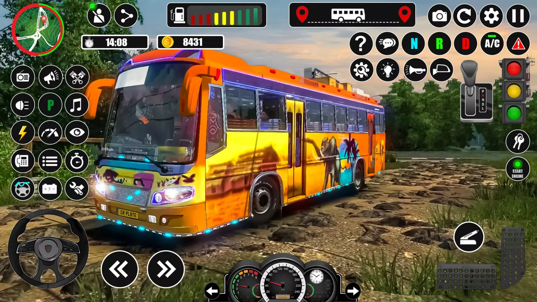 Capturas de tela do Offroad Coach Bus Simulator 3D