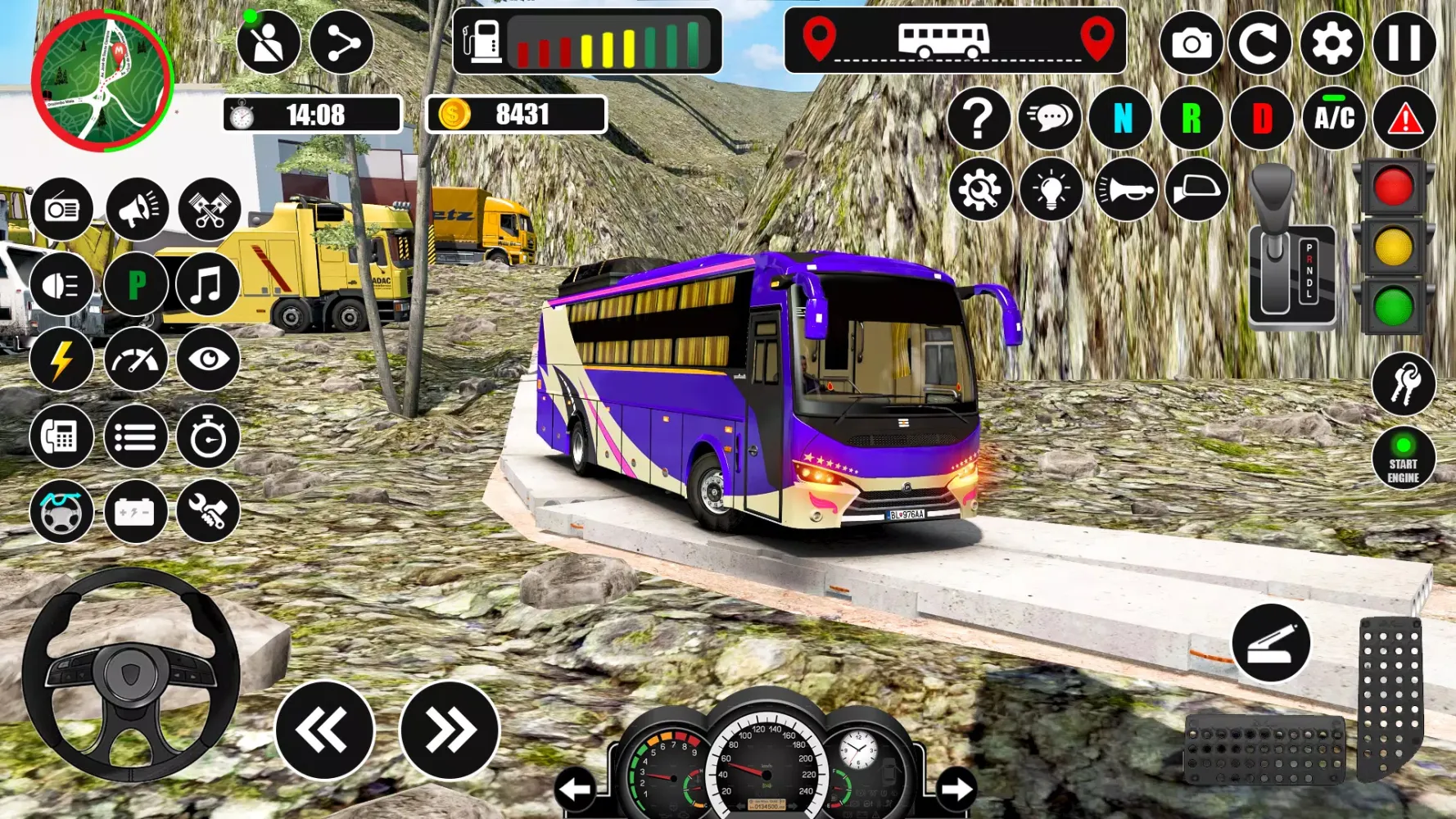 Capturas de tela do Offroad Coach Bus Simulator 3D