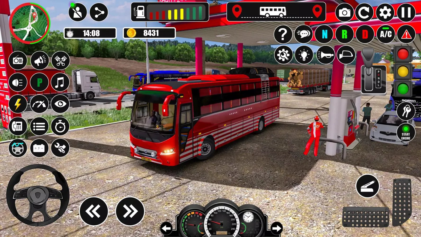 Capturas de tela do Offroad Coach Bus Simulator 3D