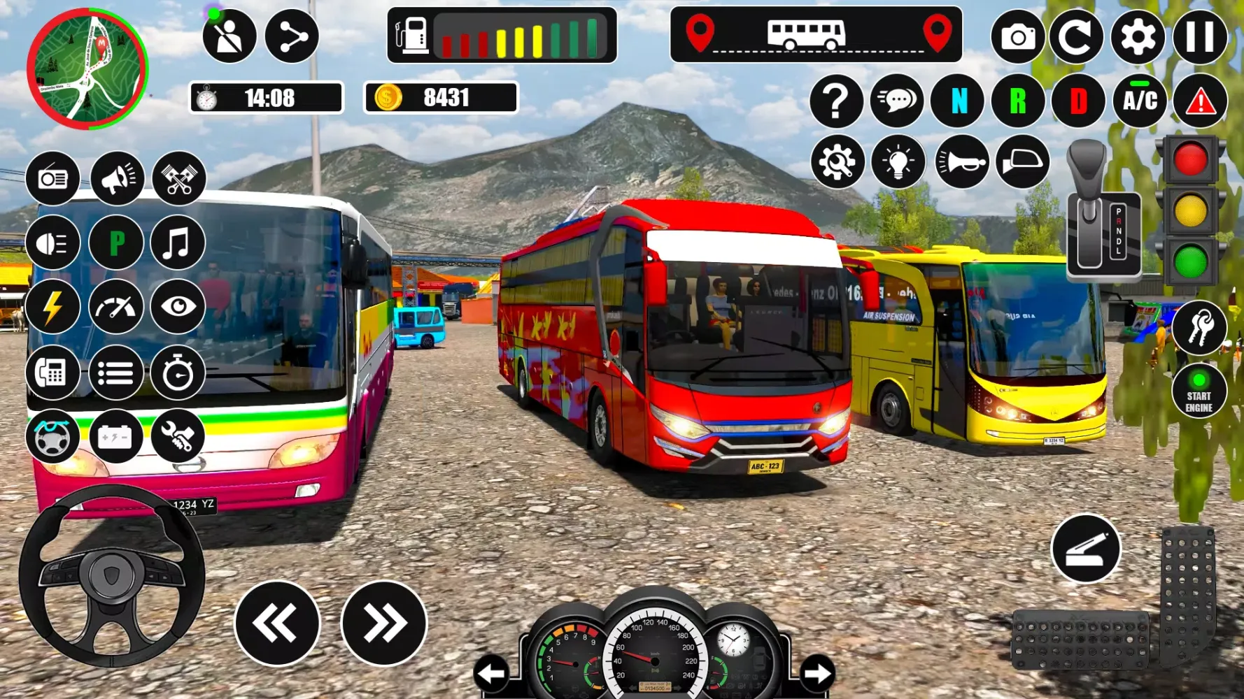 Capturas de tela do Offroad Coach Bus Simulator 3D