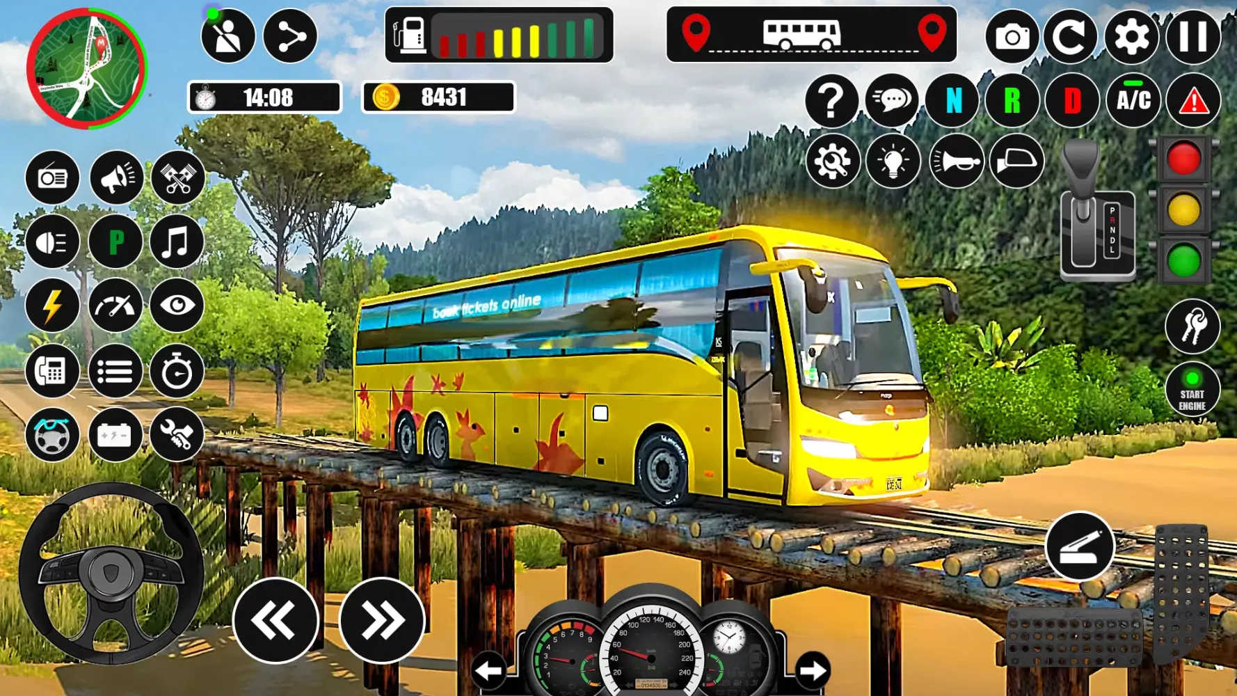 Capturas de tela do Offroad Coach Bus Simulator 3D