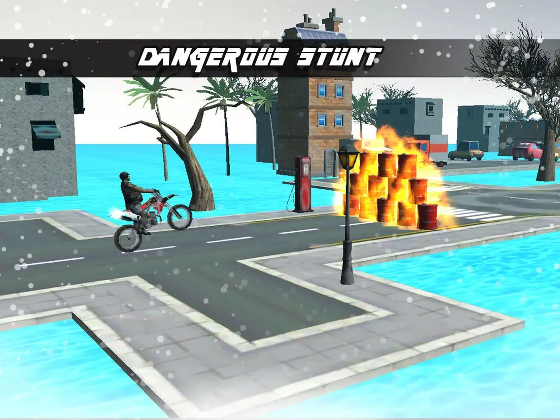 Capturas de pantalla de Extreme Real Bike Stunt on Snow 3D iPad 
