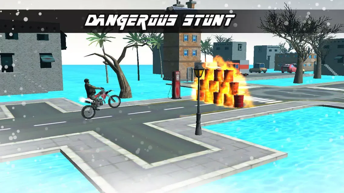 Capturas de pantalla de Extreme Real Bike Stunt on Snow 3D