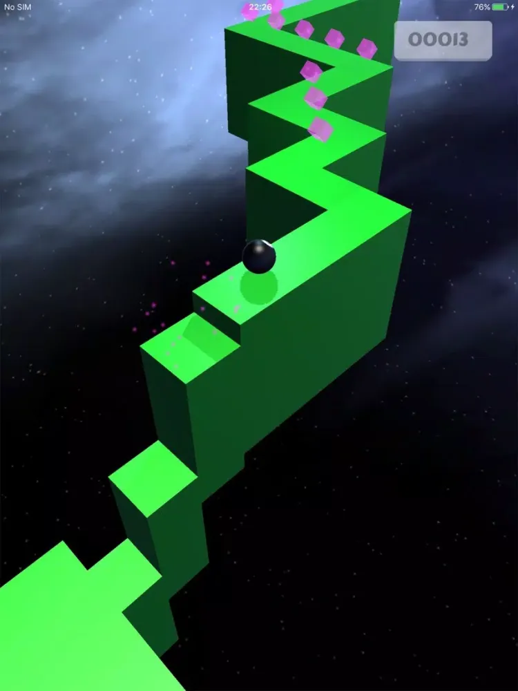 Tap Tap Roll Ball iPad  Screenshots