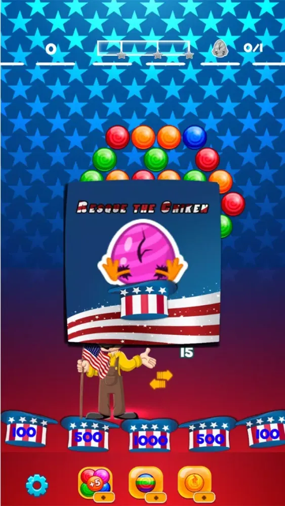 Independence Day Bubble Shooter Adventures Screenshots