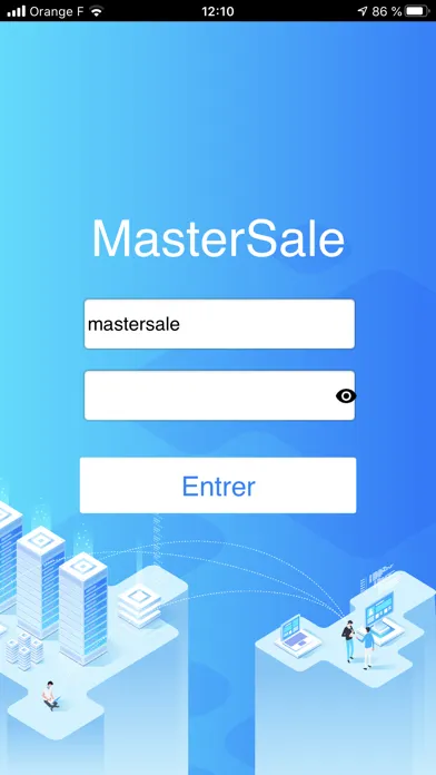 Tangkapan skrin MasterSales