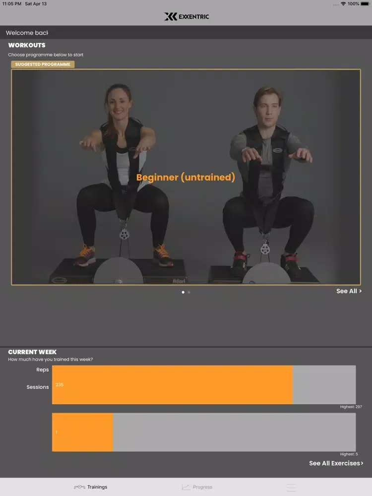 Screenshot di Flywheel Training iPad 