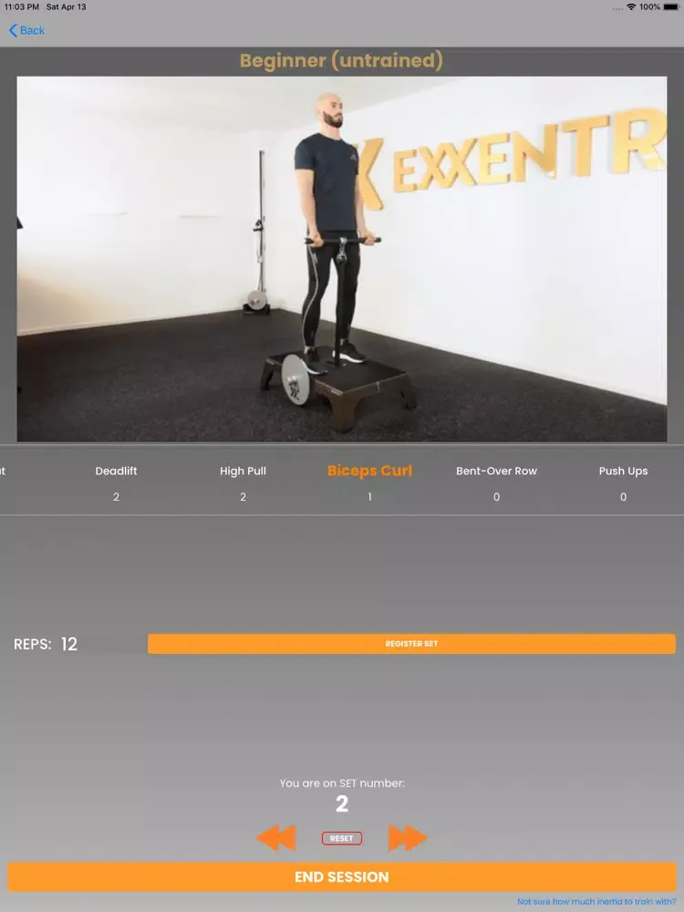 Screenshot di Flywheel Training iPad 