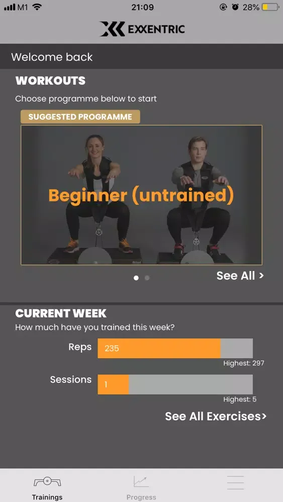 Screenshot di Flywheel Training