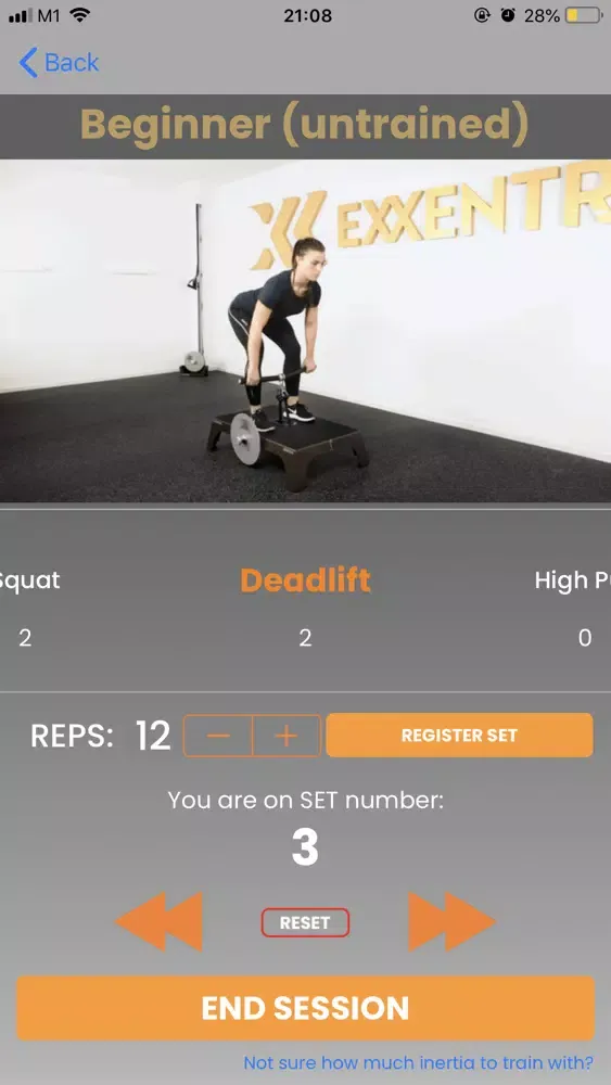 Screenshot di Flywheel Training
