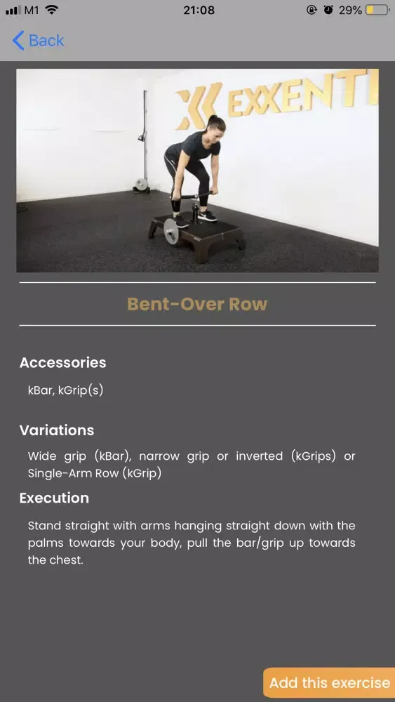 Screenshot di Flywheel Training