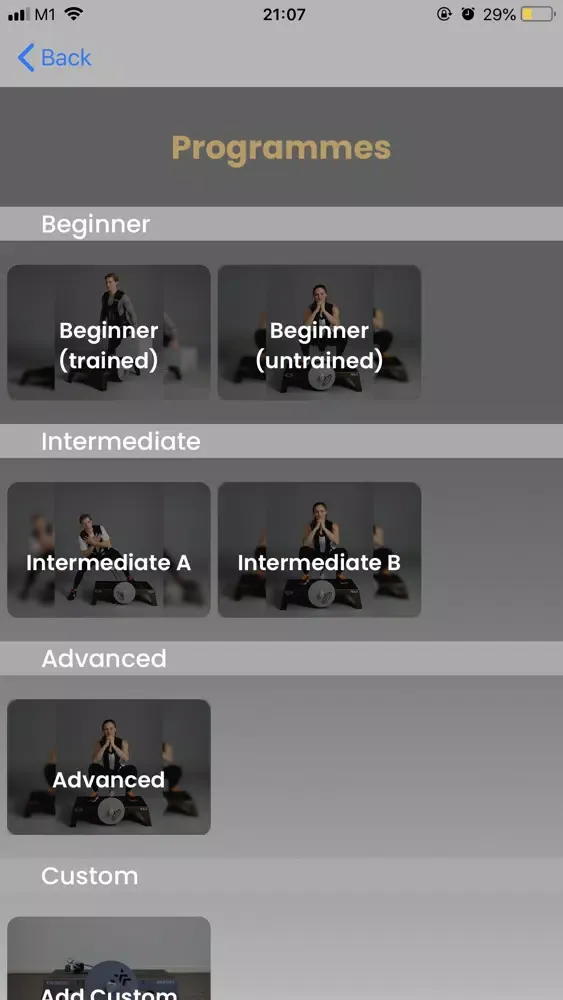 Screenshot di Flywheel Training