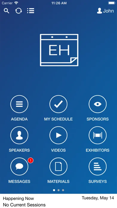 EM Event Hub Screenshots