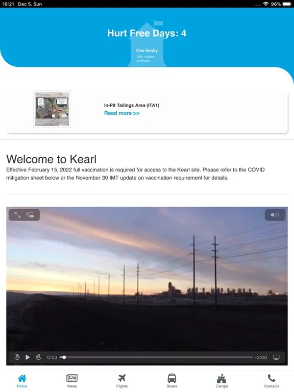 Capturas de tela do Kearl App iPad 