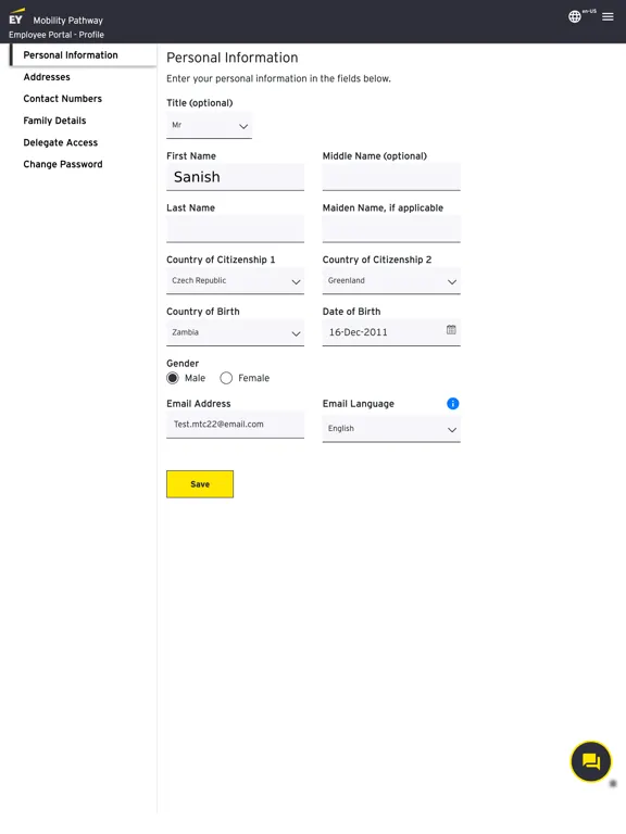Capturas de pantalla de EY Mobility Pathway Mobile iPad 