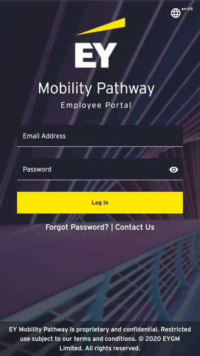 Capturas de pantalla de EY Mobility Pathway Mobile