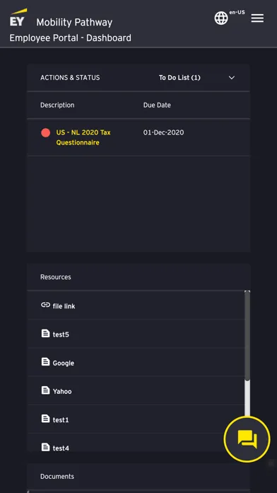 Capturas de pantalla de EY Mobility Pathway Mobile