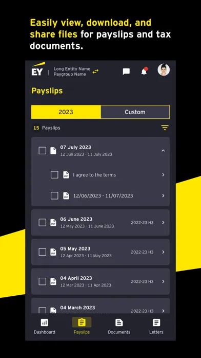 EY Interact Payroll 스크린샷