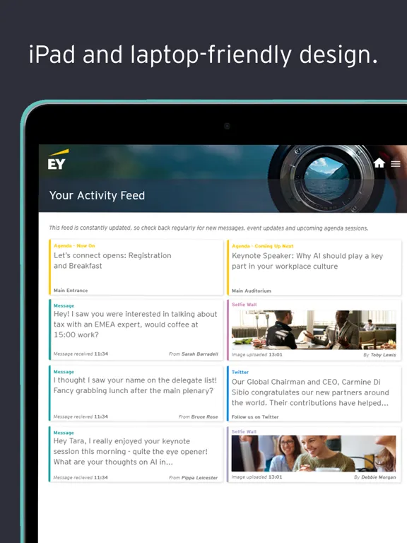 Screenshot di EY Meetings iPad 