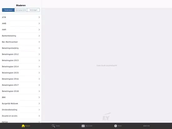 Скриншоты EY TaxLaw NL iPad 