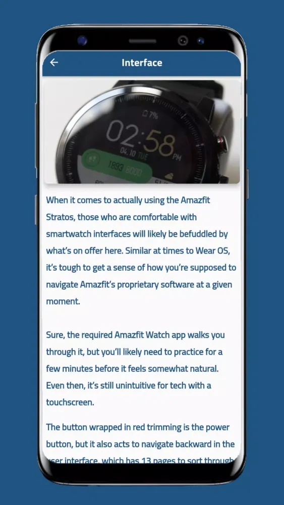 Amazfit Stratos Guide স্ক্রিনশট