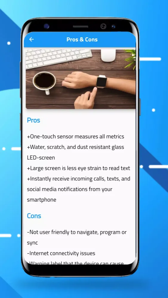 Capturas de pantalla de iTouch Air 3 Smartwatch Guide
