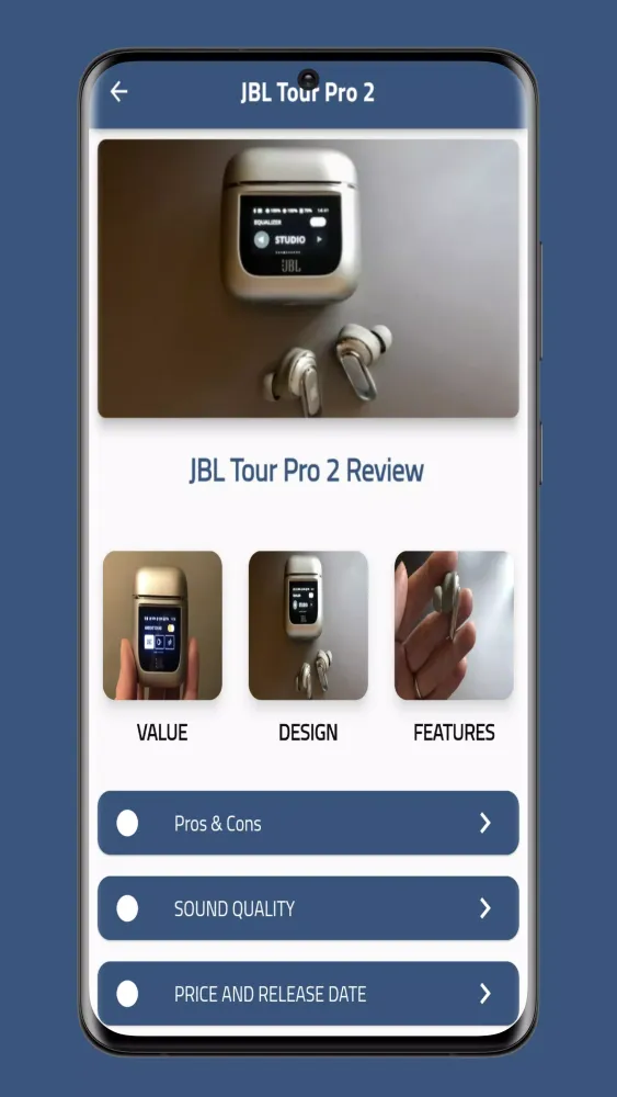 JBL Tour Pro 2 Guide Screenshots