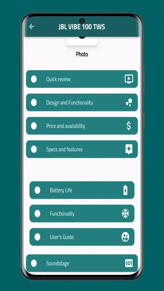 JBL VIBE 100 TWS Guide Screenshots