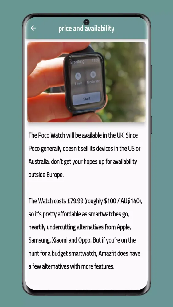 Poco Watch Guide Screenshots