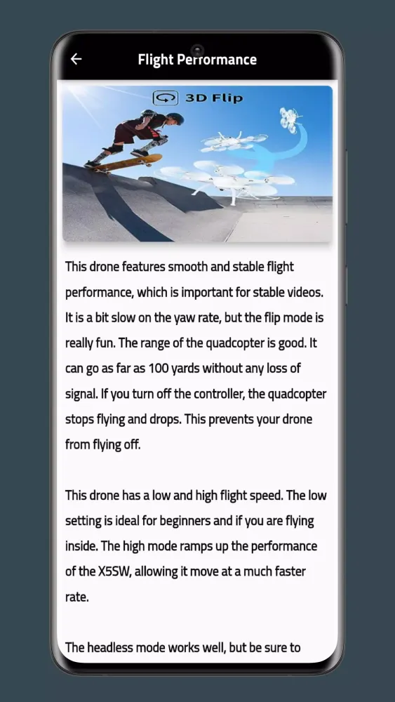 SYMA X5SW FPV Drone Guide Screenshots