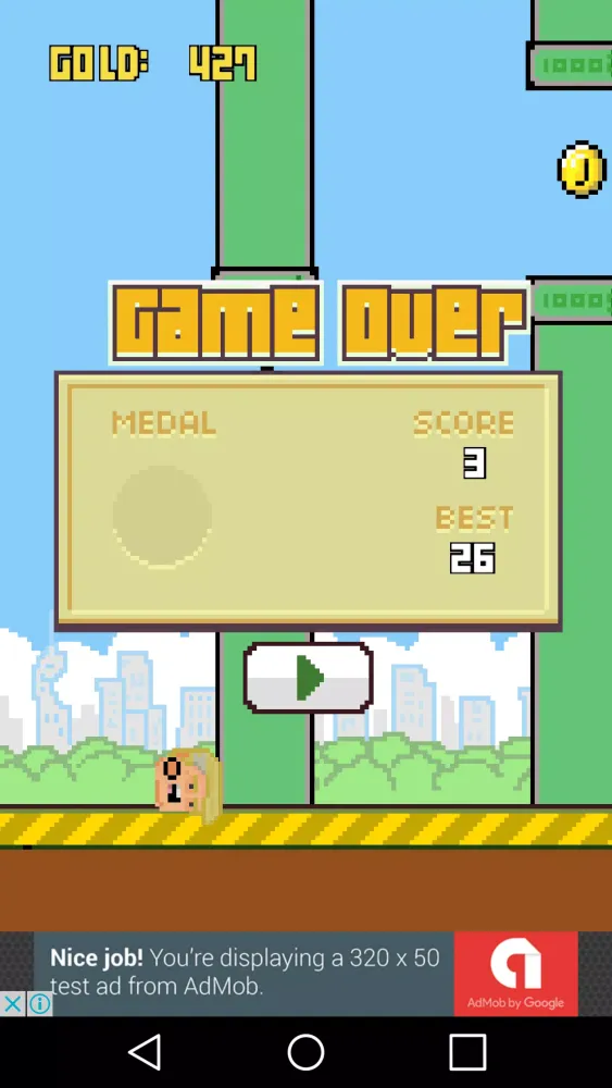 Tangkapan layar Trump Jump